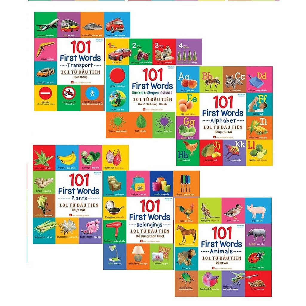 Sách - 101 Từ Đầu Tiên Bộ 6 Cuốn