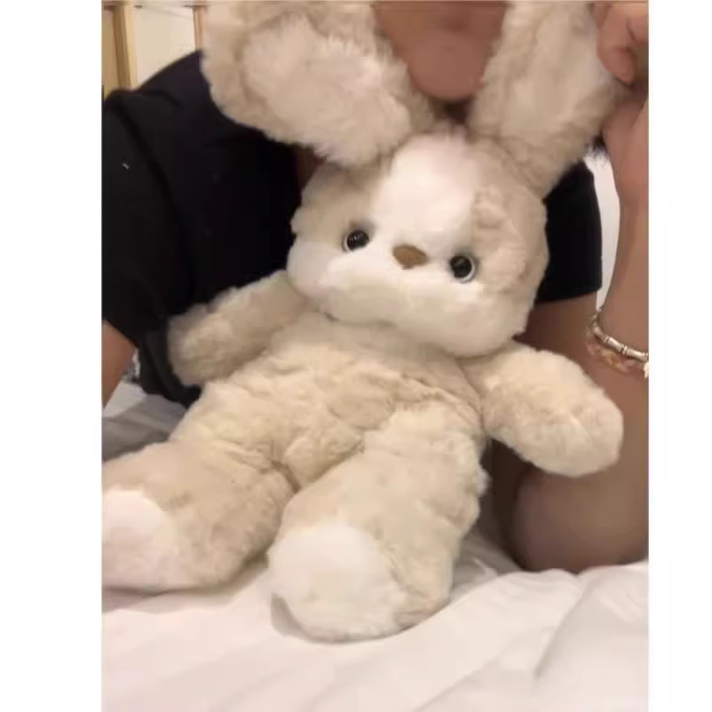 Gấu bông thỏ dễ thương cho bé, gấu kèm yếm dễ thương em bé, quà tặng sinh nhật, gấu ôm ngủ