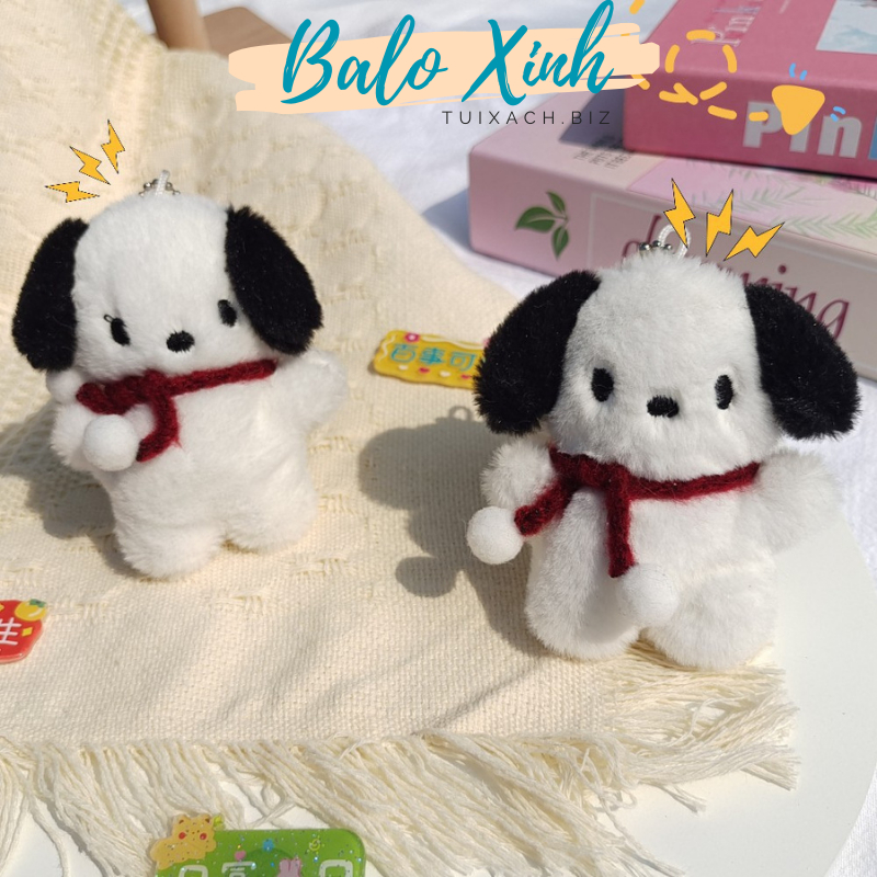 Móc khóa thú bông móc khóa vịt gấu chó bò sữa đám mây xinh xắn dễ thương dùng làm móc khóa treo balo túi xách PKBLX01