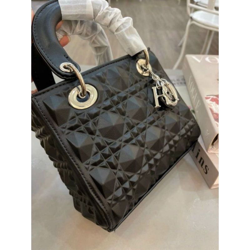 Túi Đeo Chéo, Đeo Vai DR Kim Kuong - Đen Trắng