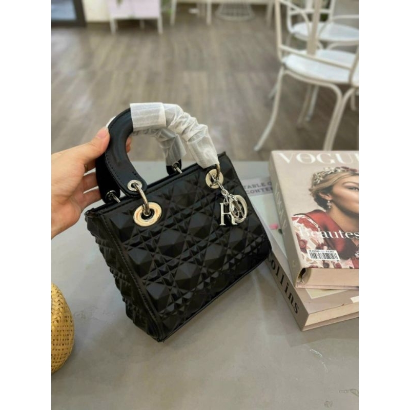 Túi Đeo Chéo, Đeo Vai DR Kim Kuong - Đen Trắng