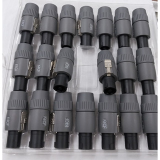 Rắc jack loa neutrik k4cf ghi