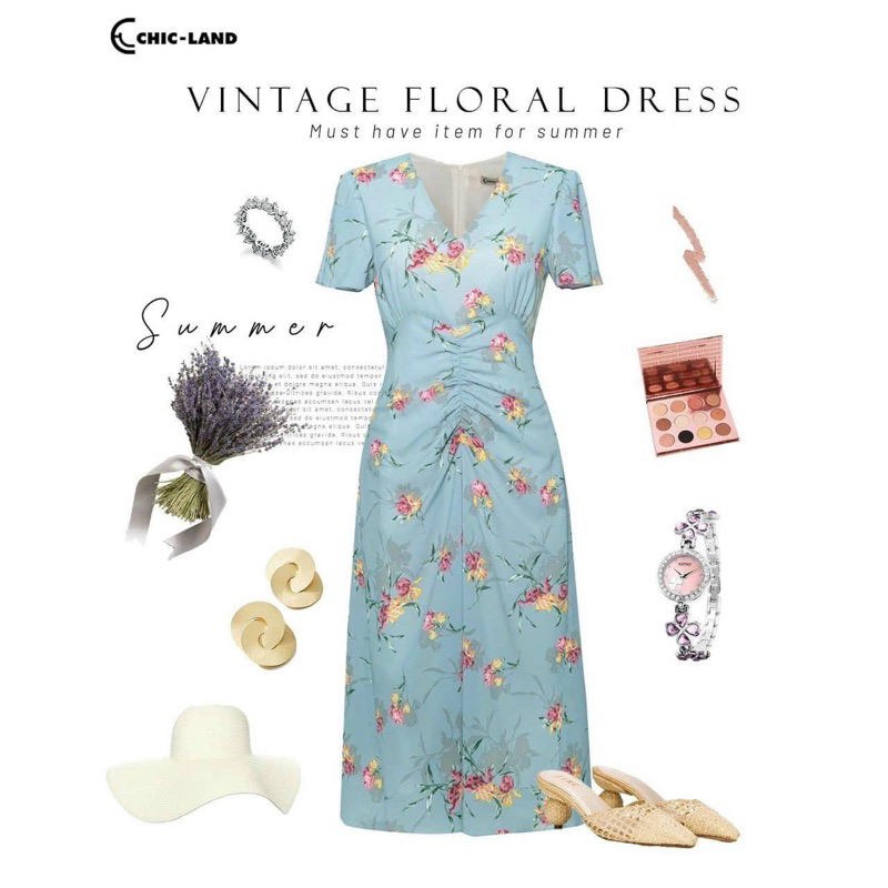 Đầm Size s hãng chicland mới nguyên mác