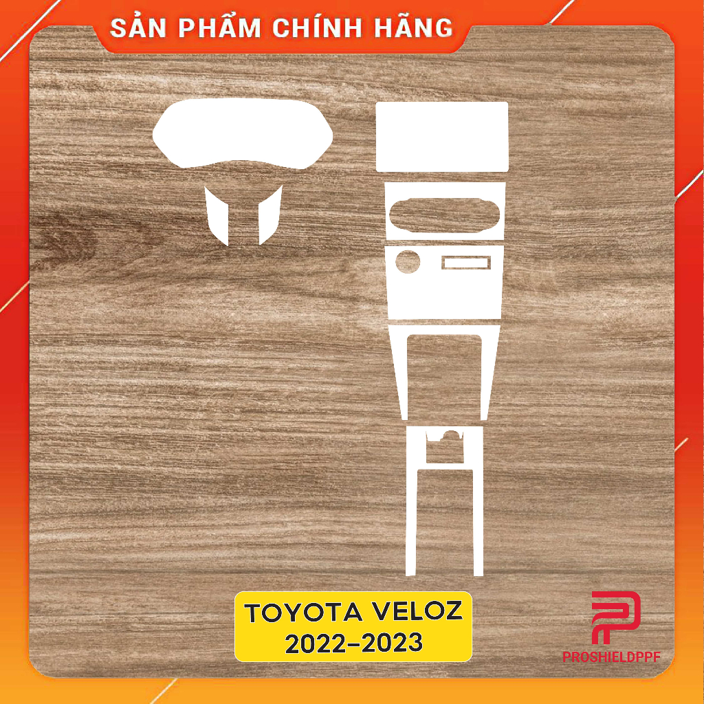 TOYOTA VELOZ - Film PPF Cao Cấp dán chống xước nội thất. Che mờ vết xuoces cũ. Bảo vệ nội thất ô tô
