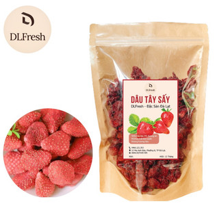 Dâu tây sấy DLFresh Dâu sấy vị nguyên bản 500g