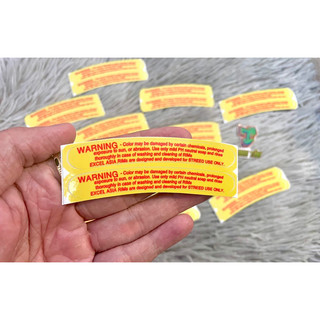 Bộ 6 Tem Excel Rim nền đen (gồm 4 tem Excel + 2 tem Warning)
