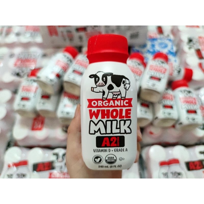 A2 ORGANIC WHOLE MILK - Pack 18 chai - 21/4/24