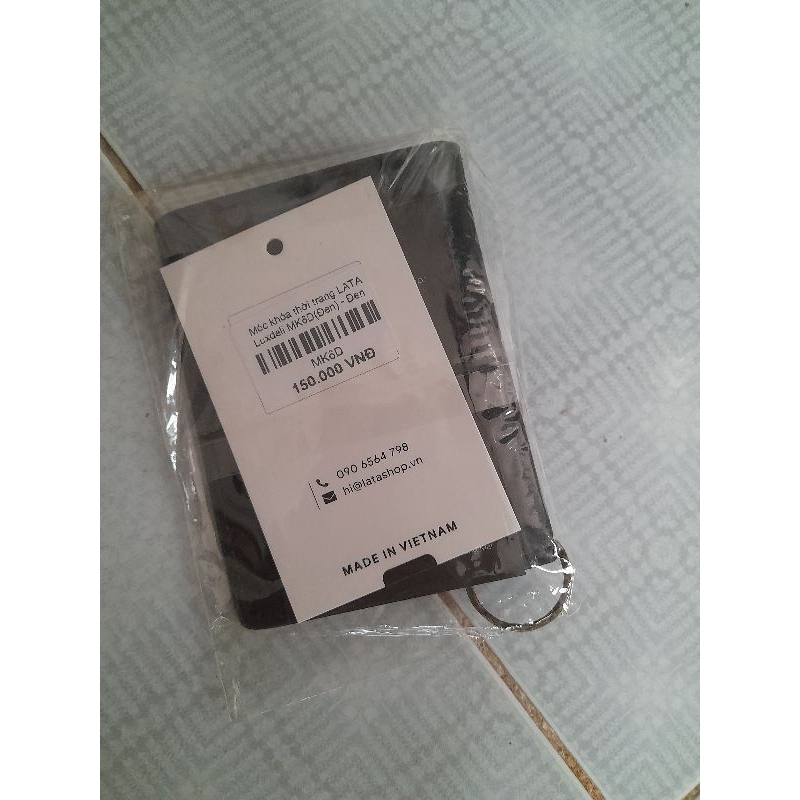 Ví móc khóa da LATA