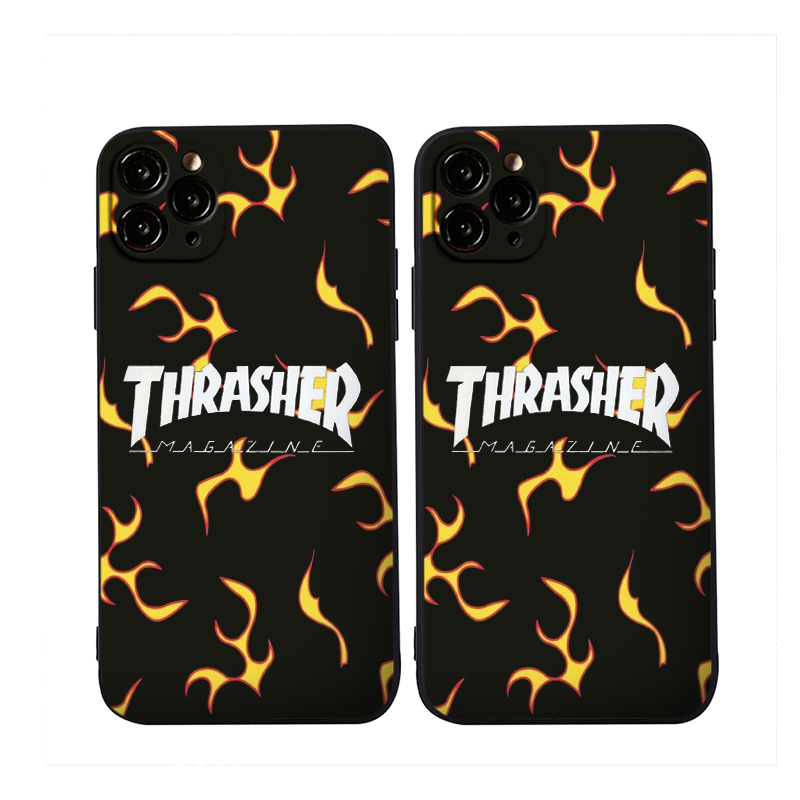 Ốp lưng iphone cạnh vuông Thrasher lửa hiphop 6plus/6s/6splus/7/7plus/8/8plus/x/xs/11/12/pro/max/plus/promx e8088