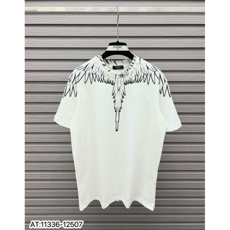 Áo Phông Cánh Chim Burlon - Áo Thun Cotton Tay Ngắn In Họa Tiết MB Cổ Điển Thời Trang Cho Cặp Đôi #Hot #2023