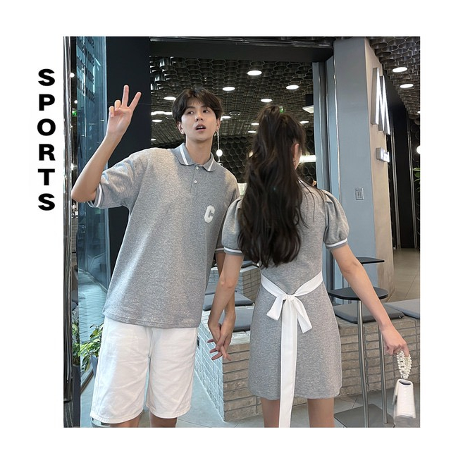 Đồ đôi nam nữ couple đáng yêu dễ thương - HÌNH CHỤP THẬT - Set đồ đôi nam nữ couple phong cách Hàn Quốc Couple