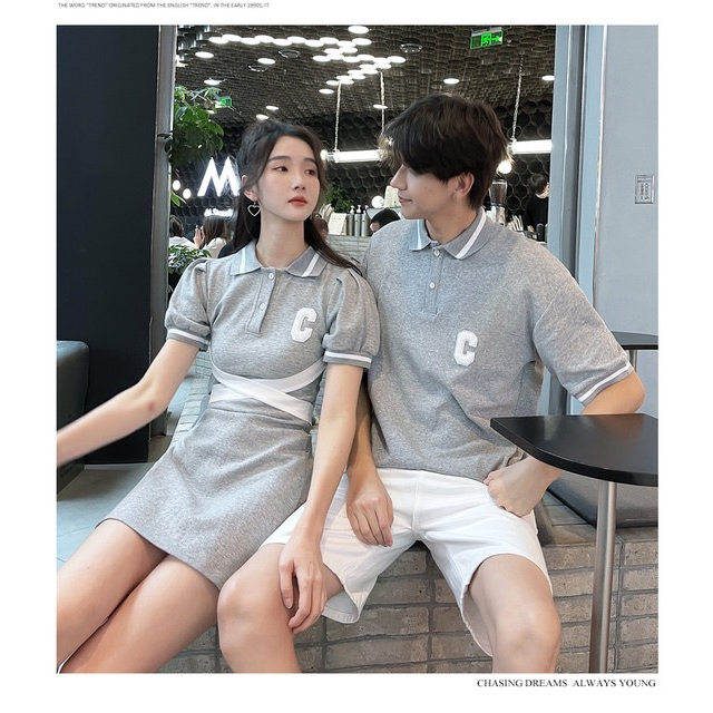 Đồ đôi nam nữ couple đáng yêu dễ thương - HÌNH CHỤP THẬT - Set đồ đôi nam nữ couple phong cách Hàn Quốc Couple