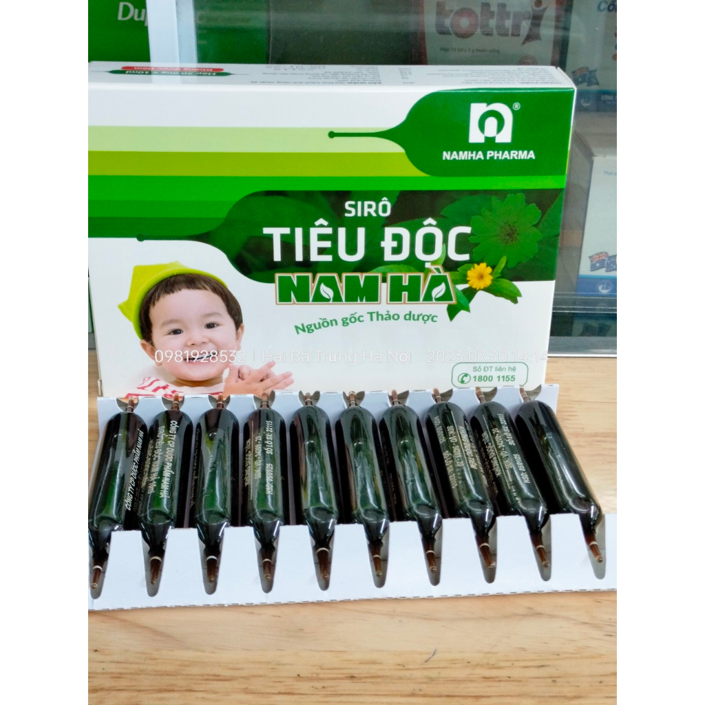 Tiêu đôc Nam Hà hộp 20 ống