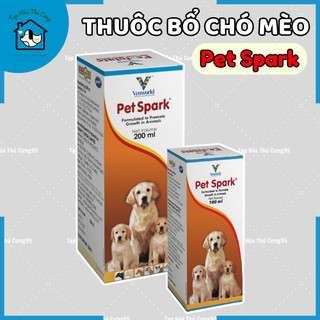 Pet Spark cho chó mèo dạng nước cung cấp vitamin và tăng cường miễn dịch