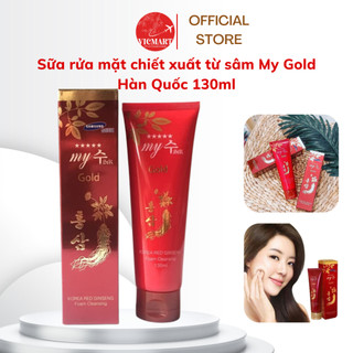 Sữa rửa mặt sâm hàn quốc chính hãng - sữa rửa mặt hồng sâm my gold