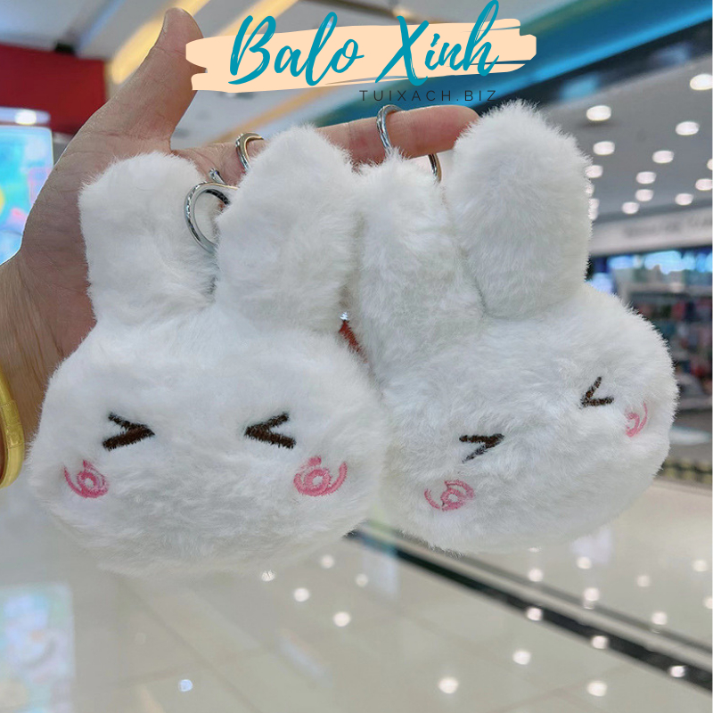 Móc khóa thú bông móc khóa ngôi sao cừu khỉ thỏ ếch bạch tuộc xinh xắn dễ thương treo balo túi xách PKBLX03