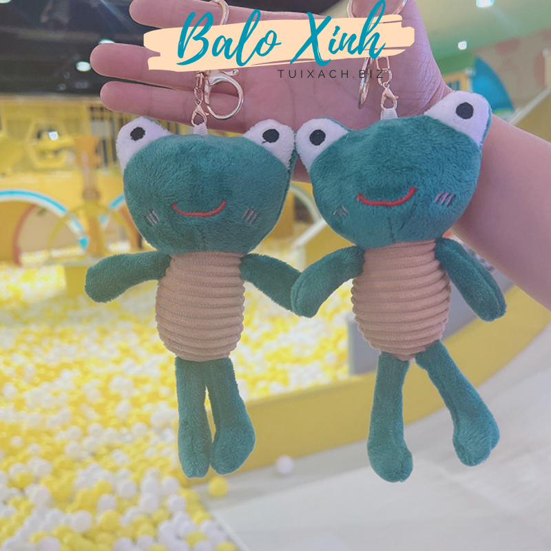Móc khóa thú bông móc khóa ngôi sao cừu khỉ thỏ ếch bạch tuộc xinh xắn dễ thương treo balo túi xách PKBLX03
