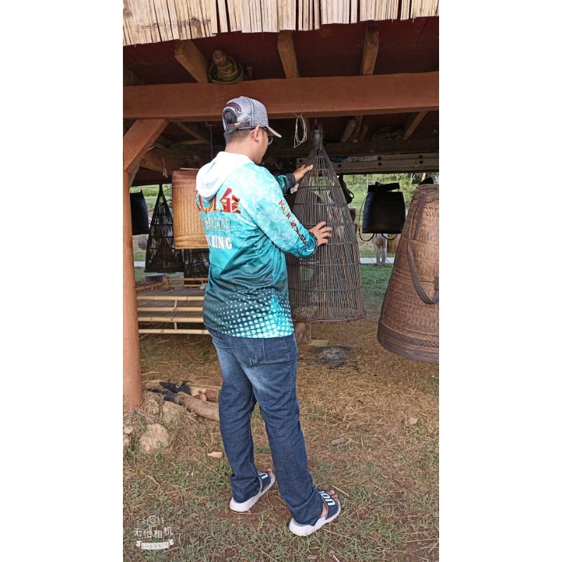 ÁO CHỐNG NẮNG KOI MÀU XANH NGỌC