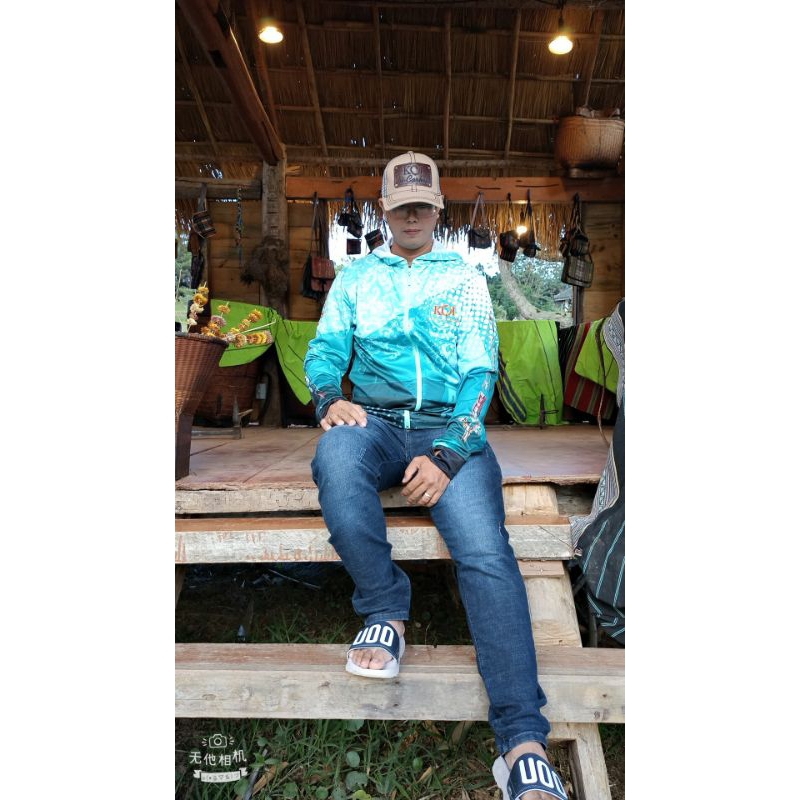 ÁO CHỐNG NẮNG KOI MÀU XANH NGỌC