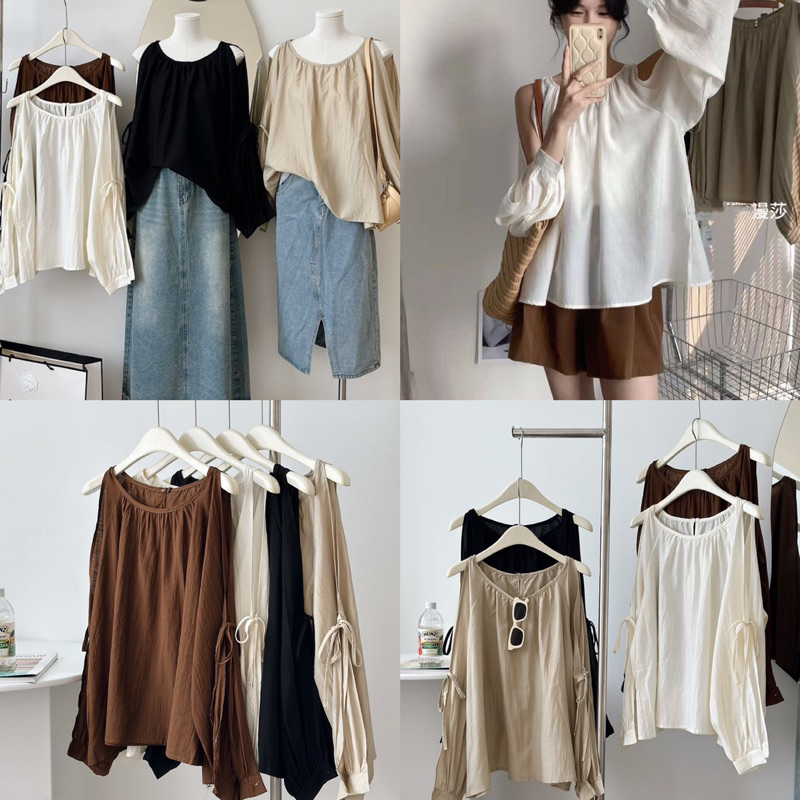 Áo tơ tay cut out XYJ (chuẩn hãng, ảnh sp chụp thật)