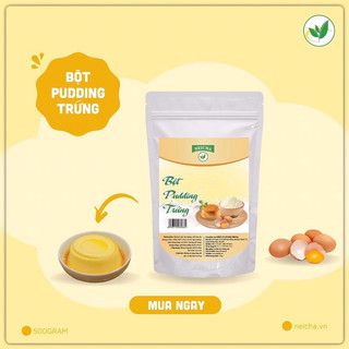 Bột Pudding Trứng 1kg Neicha. Nguyên liệu pha chế nhanh chóng tiện lợi.
