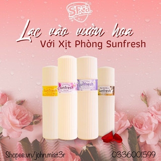 Nước hoa xịt phòng sunfresh 200ml toả hương tươi mát khử mùi hiệu quả