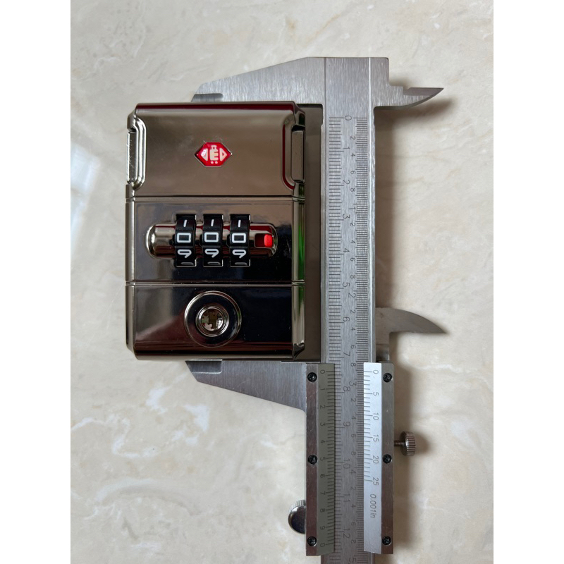 Khoá số vali nhôm 74x51mm