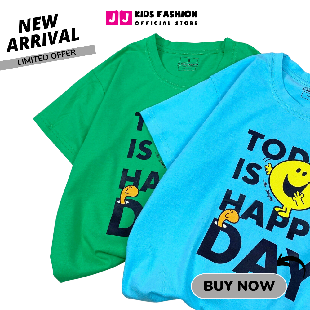 Áo thun bé trai chuột mickey cộc tay cổ tròn full size - JJ Kids