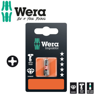 Đầu vít Wera 4 cạnh PH2 x 25mm 851/1 IMP DC Impaktor bits Wera 05073916001