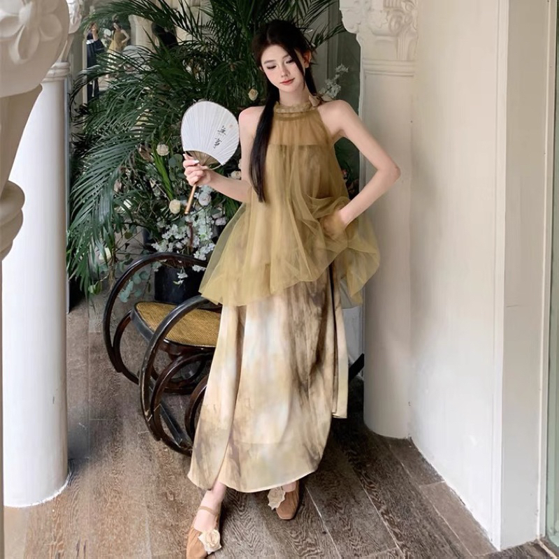 Đầm xoè cổ phong Cocoo Dress( ảnh thật ở cuối)