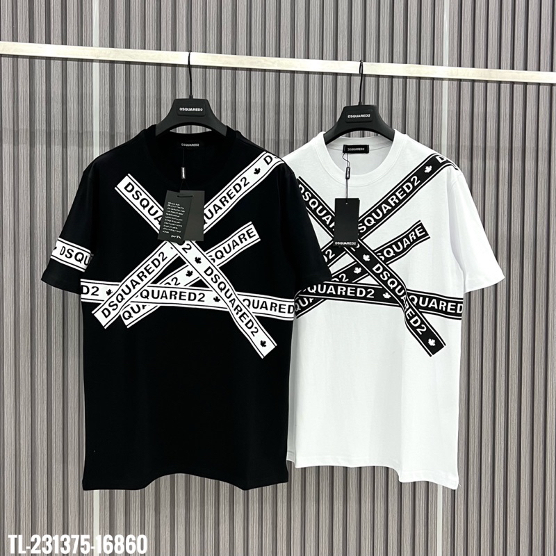 Áo phông nam DSQ chữ in Cao Cấp - Áo Thun nam hàng Đẹp