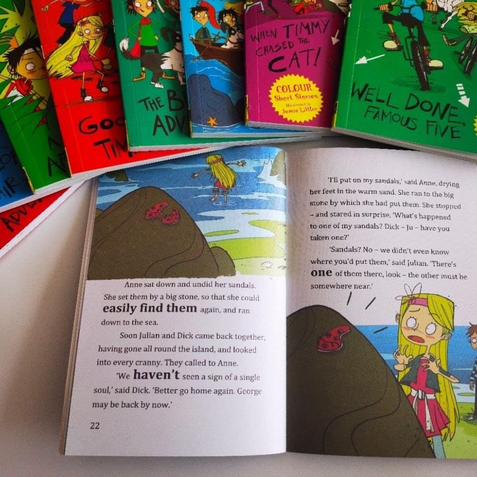 Sách -  Guid Blyton Famous Five Adventures collection- bộ nhập 9 cuốn