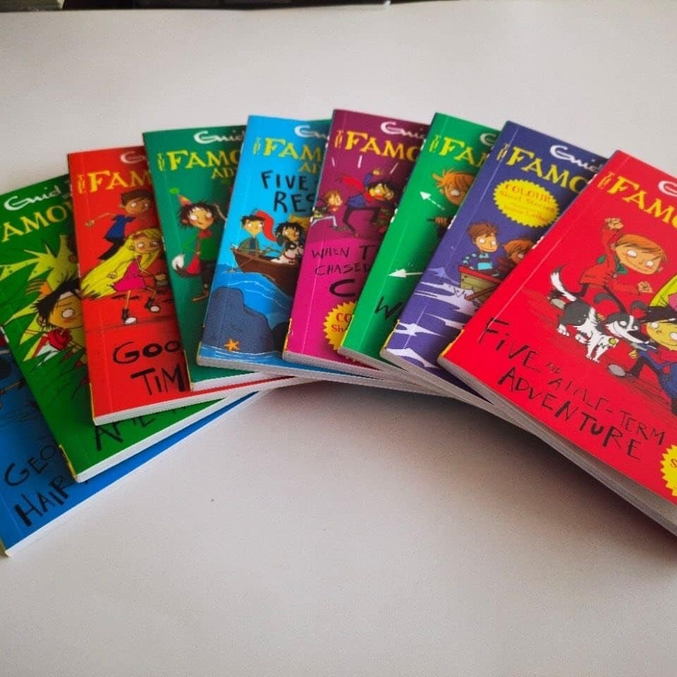 Sách -  Guid Blyton Famous Five Adventures collection- bộ nhập 9 cuốn