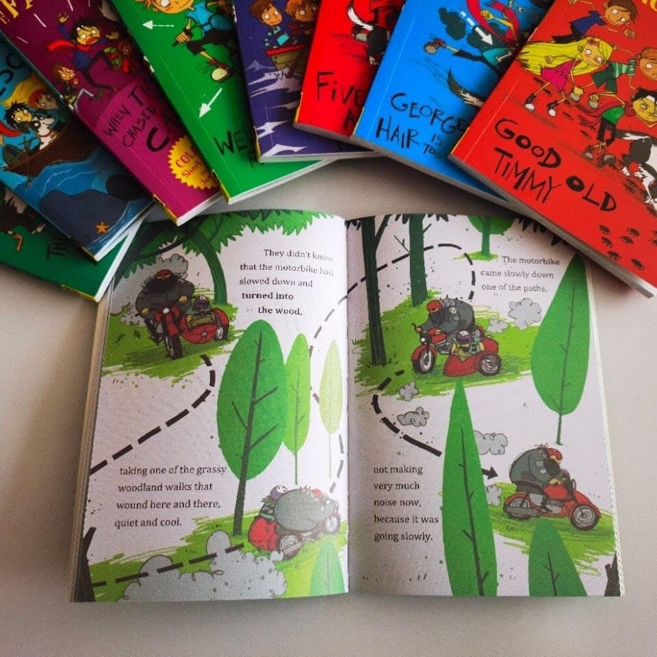 Sách -  Guid Blyton Famous Five Adventures collection- bộ nhập 9 cuốn