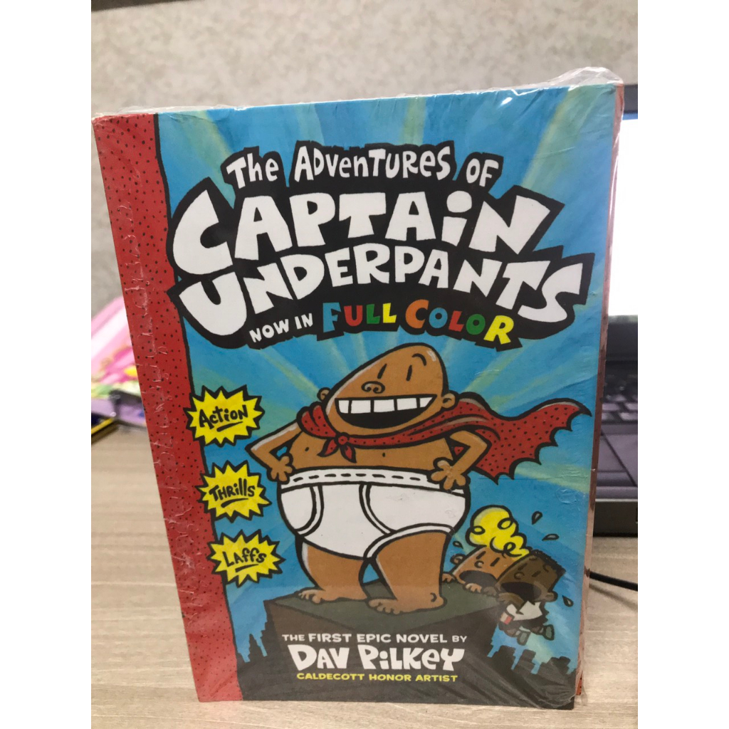 Sách -  The Adventures of captain underpants now in full color - bộ 12 cuốn màu