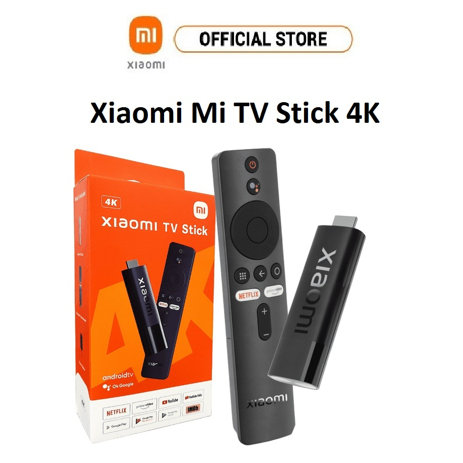 Đầu thu Xiaomi Mi TV Stick 4K - Hỗ Trợ Tiếng Việt