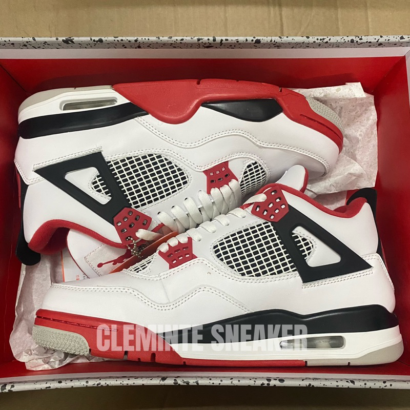 Giày Air Jordan 4 Retro Fire Red