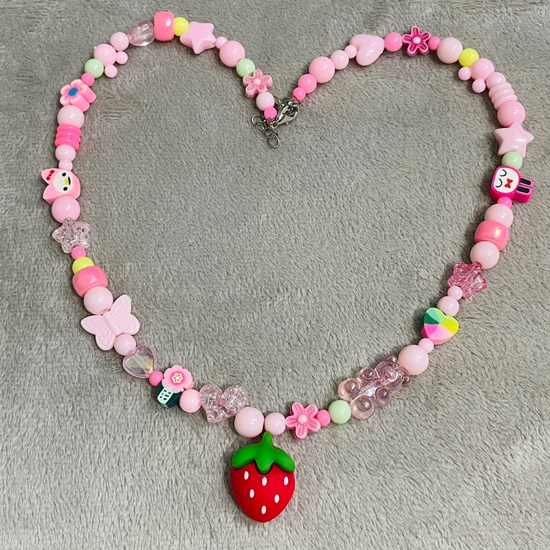 Vòng cổ gấu dâu