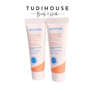 Minisize 10ml - kem chống nắng vật lý aestura derma uv365 barrier hydro mineral sunscreen