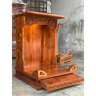 Bàn thờ ông địa thần tài gỗ cao cấp ngang 42