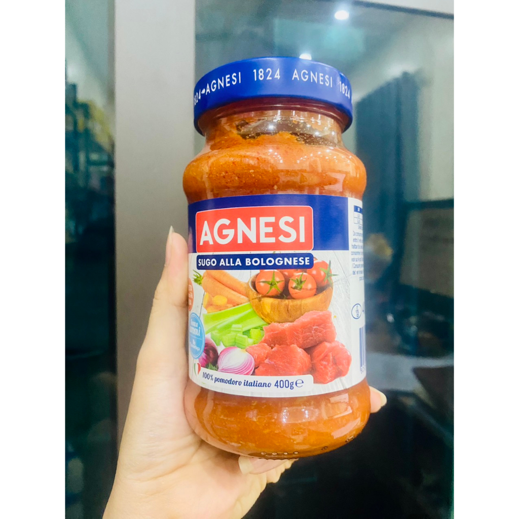 Sốt Cà Chua Húng Quế Basilico Agnesi + Sốt Bò Bằm Bolognese 400g