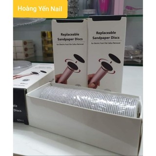 Hộp Nhám dán máy Chà Gót Chân (60 miếng)🥰