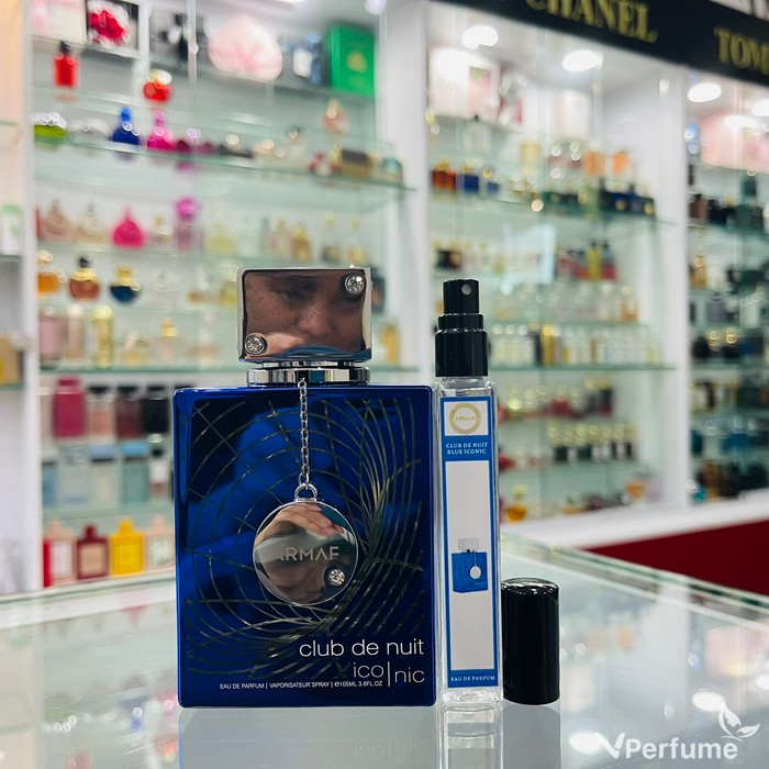 10ml Nước Hoa Nam Armaf Club De Nuit Blue Iconic EDP - Hương quả bưởi, gỗ tuyết tùng ngọt ngào quyến rũ