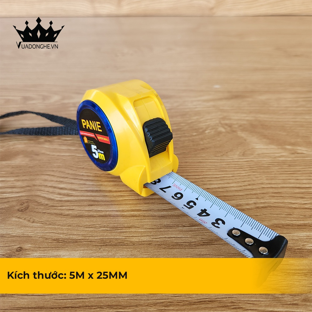 Thước 5 và 7,5 mét Panie và các mẫu thước Land bản rộng siêu bền siêu cứng