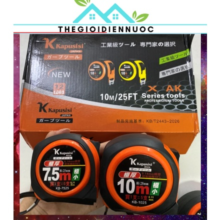 Thước 5 và 7,5 mét Panie và các mẫu thước Land bản rộng siêu bền siêu cứng