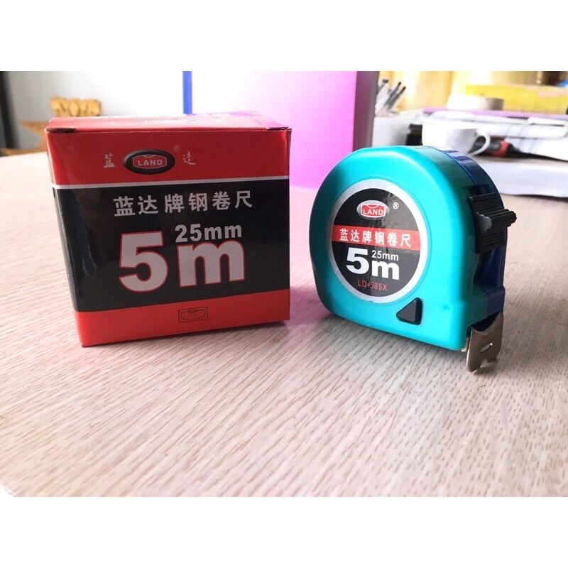 Thước 5 và 7,5 mét Panie và các mẫu thước Land bản rộng siêu bền siêu cứng