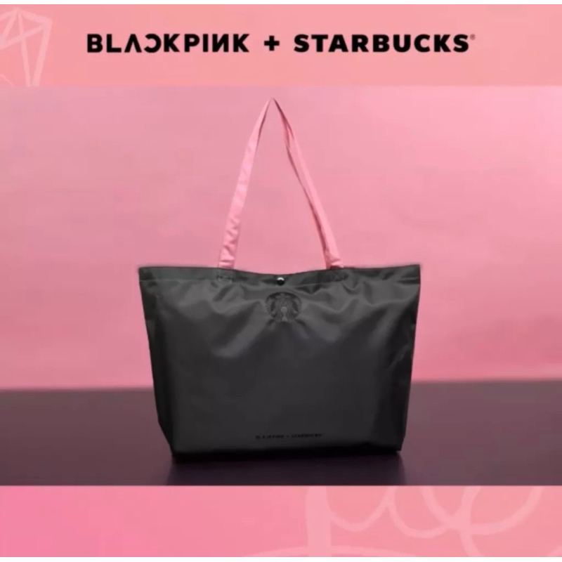 Túi Tote Starbucks Black Pink Collection