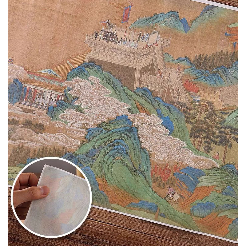 Thượng Lâm Phú luyện viết thư pháp