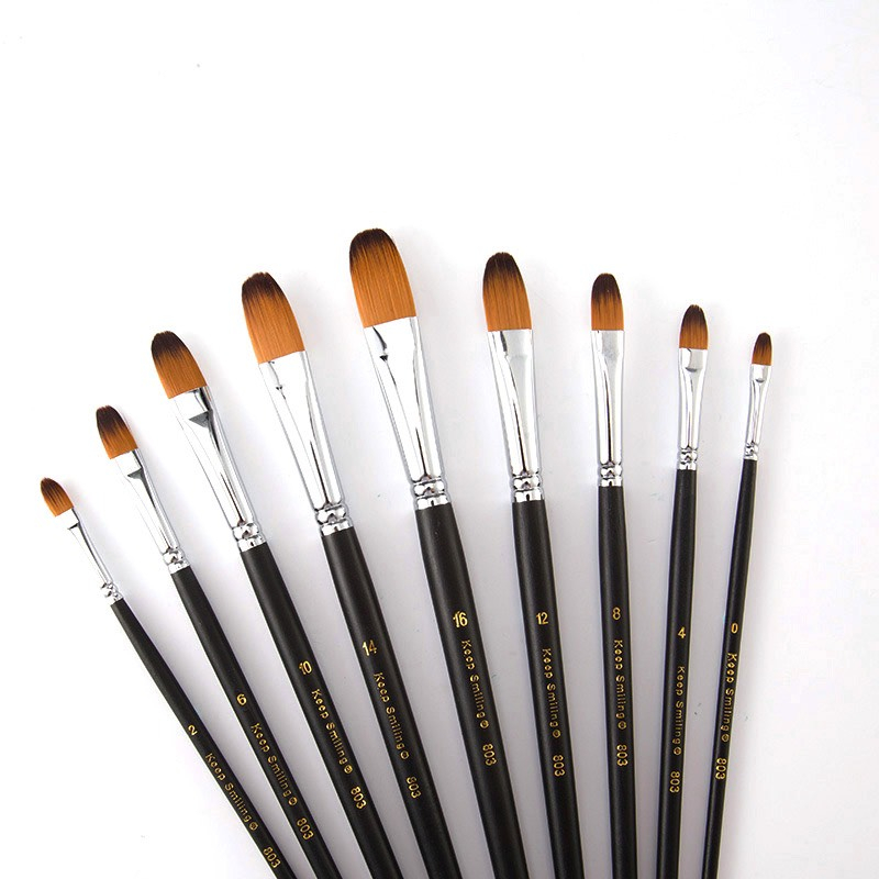 Bộ cọ oval 9 cây cao cấp