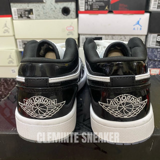 giày air jordan 1 low " concord " đen bóng